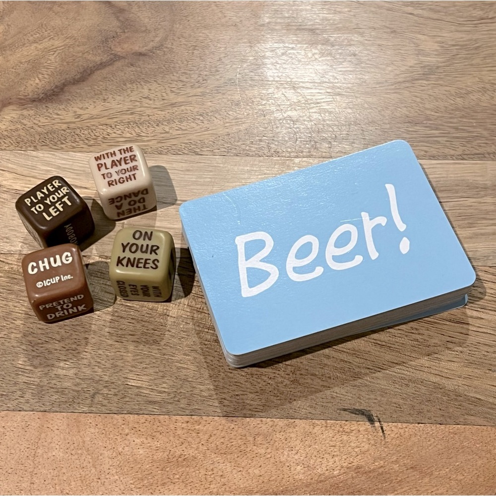 Party Cards and Dice Drinking Games Bundle